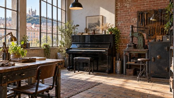 Les indispensables pour transformer votre atelier : piano, coffre-fort et presse hydraulique